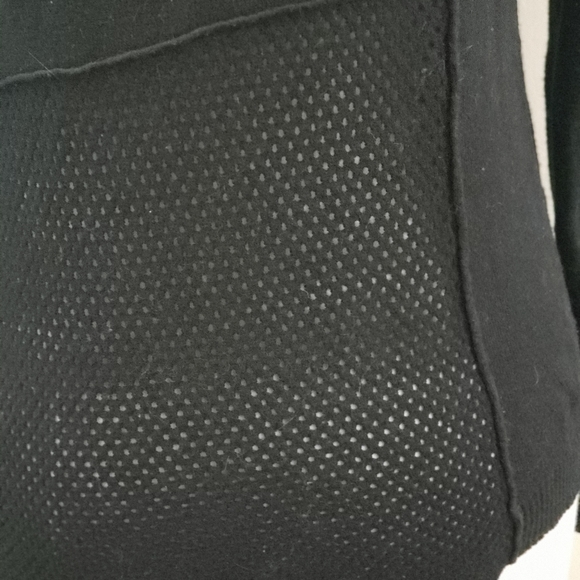 Belldini Black Asymmetric Sweater - Picture 3 of 5